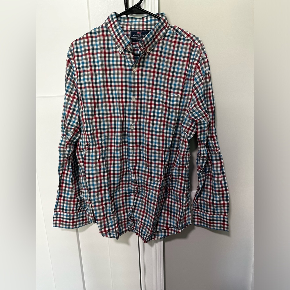 Vineyard Vines men’s casual button down, size L